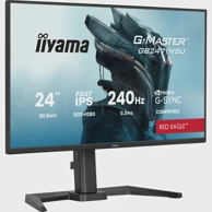 IIYAMA Gaming monitor G-Master GB2471HSU-B1 Red Eagle, 23,8", crni (mat), FullHD, Fast-IPS, HDMI, DP, G-Sync kompatibilan, USB hub, 240 Hz